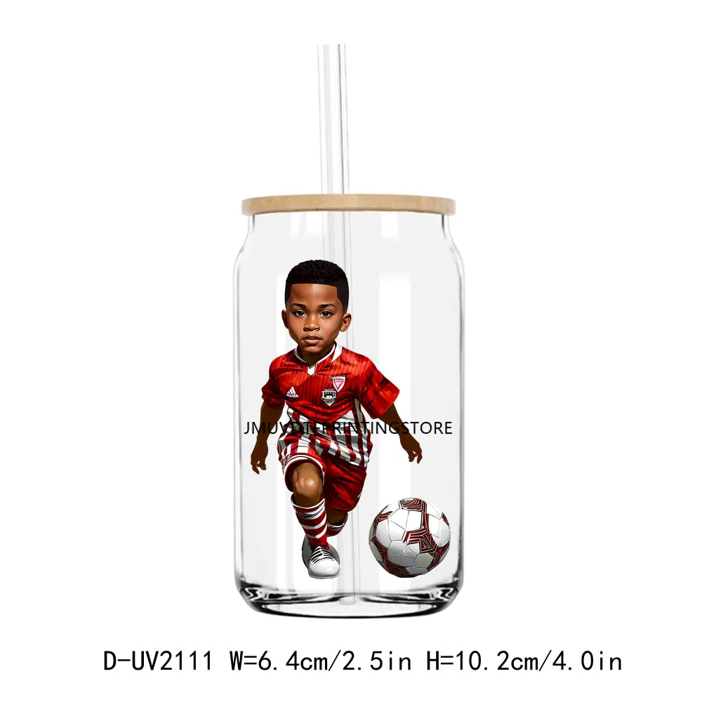 Baseball Football Sport Boy UV DTF Transfers Stickers Decals For Libbey Cold Cups Mugs Tumbler Waterproof DIY Craft