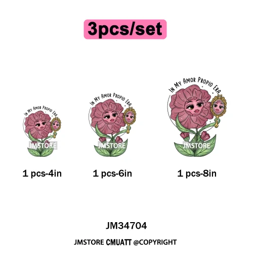 Funny Mexican Self-Love Latina Amor Propio Era Inverted Washable Iron on DTF Transfers Stickers Ready to Press for Sweatshirts