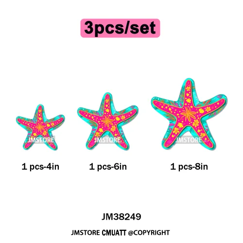 Seashell Sweet Summer Salty Soul Preppy Coastal Coquette Floral Vibes Iron on DTF Transfers Stickers Ready to Press for T-shirts