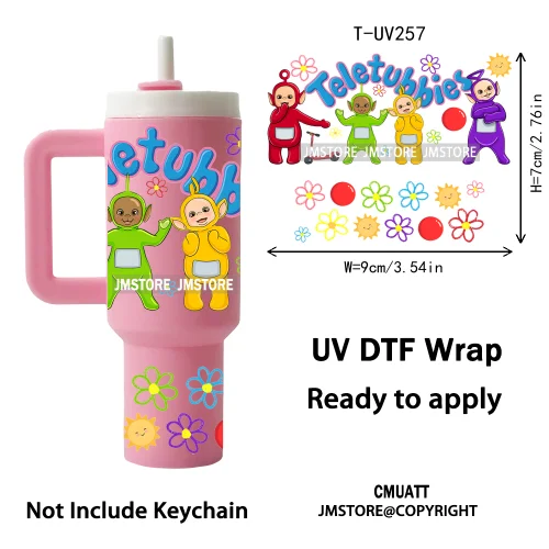 Cute Cartoon Princess Friends Wholesale Bulk UV DTF Wraps Ready To Apply Transfer Stickers Waterproof For Mini Tumbler Keychain
