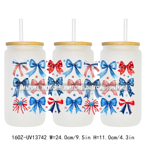 Coquette Baseball Mama Game Day 16OZ UV DTF Cup Wraps Ready To Apply Waterproof Transfer Stickers For Libbey Glass Can Tumbler