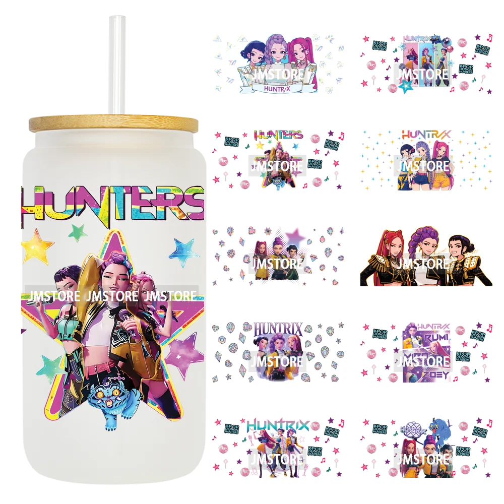 Kpop Idol Fan Art Anime Lover Gift UV DTF Cup Wrap Ready To Apply Transfer Stickers 16OZ Tumbler Wraps DIY For Libbey Glass Can
