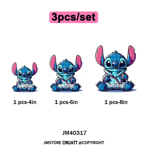Funny Cartoon Playing Kids Love Character Thermal Printing Iron on DTF Washable Transfers Stickers Ready to Press for T-shirts