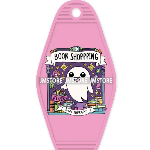 Cozy Readers Bookish Cub High Quality WaterProof UV DTF Sticker For Motel Hotel Keychain Custom Labels Fall Halloween Season