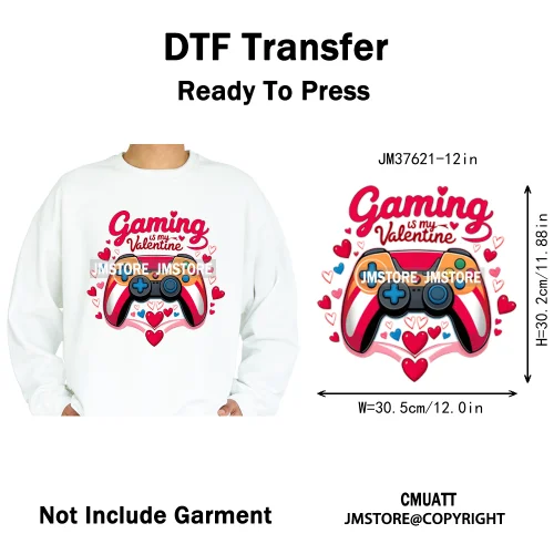 12in Old School Rap Hip Hop Music King Gaming Urban Vibes Graffiti Iron on DTF Heat Transfer Stickers Ready to Press for T-shirt