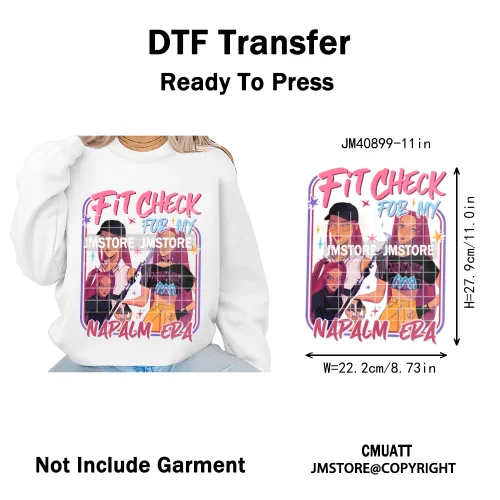 Kpop Movie Style Soda Pop Demon Inspired Movie Girl Dinner Iron on DTF Washable Transfers Stickers Ready to Press for Hoodies
