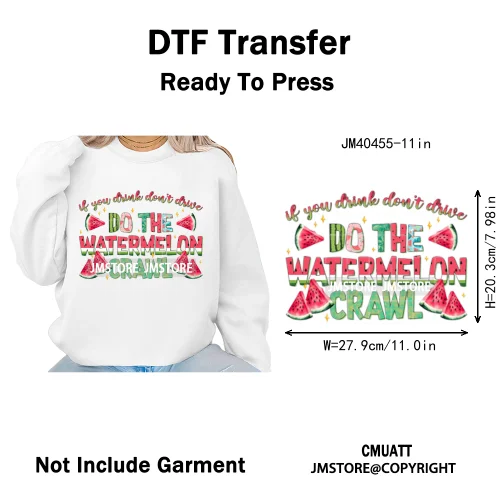 Hello Summer Vibes Watermelon Strawberry Fruit Festival Lover Coquette Iron on DTF Transfers Sticker Ready to Press for T-shirts
