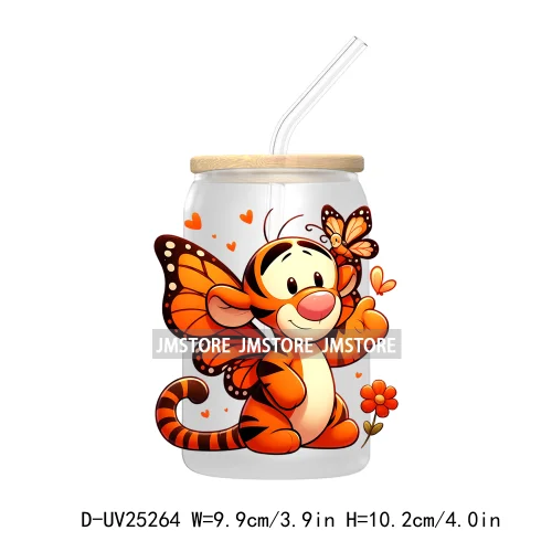 Cartoon Baby Bear And Friends UV DTF Transfer Stickers Decals For Libbey Cold Cups Mugs Tumbler Waterproof DIY Custom Logo Label