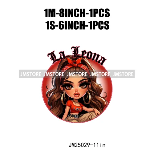 3d Custom Headband Hispanic Zodiac Girls Latina Constellation Lady DTF Iron On Transfers Stickers Ready To Press For T-shirts