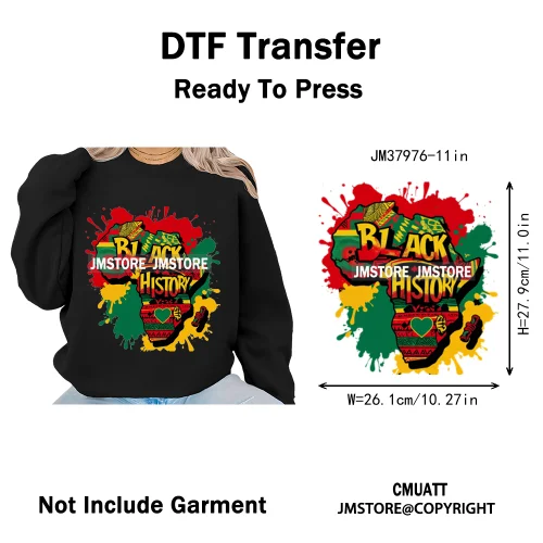 Celebrate Afro Dope Woman Juneteenth Since 1865 Freedom Power Vibes Independence Day Iron on  DTF Transfer Stickers For T-shirts