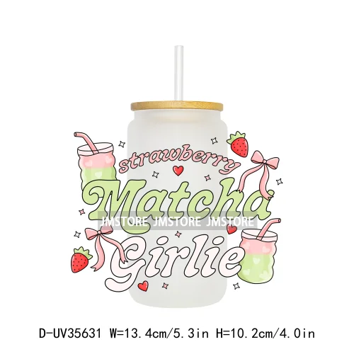 New Positive Quotes Bookish UV Sticker Decals For Libbey Cold Cups Mugs Tumbler Transfer Stickers Waterproof High Quality Labels