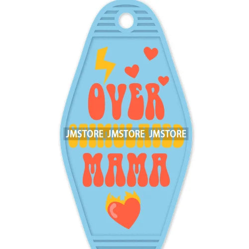 Good Moms Say Bad Words High Quality WaterProof UV DTF Sticker For Motel Hotel Keychain Positive Motivational Saying