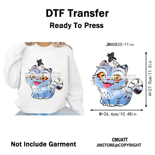 Kpop Culture Idol Movie Inspired Music Lover Cute Blue Anime Character Iron on DTF Transfers Stickers Ready to Press for Clothes