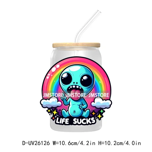 Dog Cat Skeleton Mom UV DTF Transfer Stickers Decals For Libbey Cold Cups Mugs Tumbler Waterproof Custom Logo Labels Mama Life