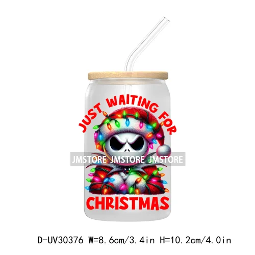 Christmas Horror Movie Killers UV DTF Transfer Stickers Decals For Libbey Cold Cups Mugs Tumbler High Quality Cartoon Characters