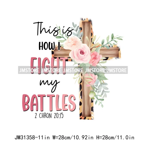 Be The Light Bible Verse Jesus Cross Christ Floral Religious Faith Motivational Spirit Iron On DTF Transfer Stickers For T-shirt