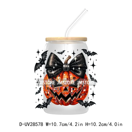 Howdy Fall Western Pumpkin UV DTF Transfer Stickers Decals For Libbey Cold Cups Mugs Tumbler Labels Coquette Bow Cowgirl Boots