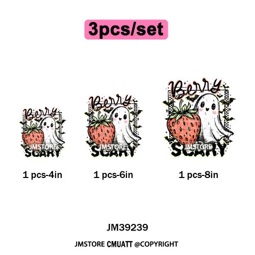 Funny Cute Ghost Preppy Spooky Season Sarcastic Halloween Iron on DTF Washable Transfers Stickers Ready to Press for T-shirts