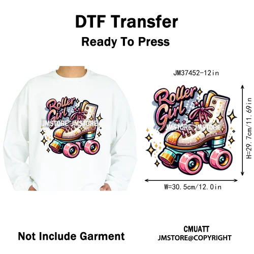12in Colorful Rap Music Rock Vibes Mud Master Truck Space Trip Graffiti Iron on DTF Transfer Stickers Ready to Press for T-shirt