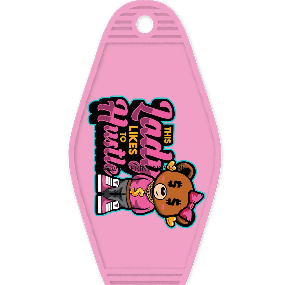 Heartless Teddy Bear High Quality WaterProof UV DTF Sticker For Motel Hotel Keychain Hustle Hard Money Bears