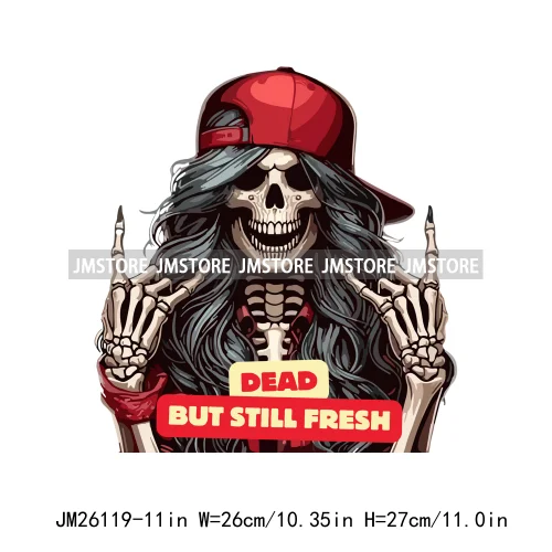 Colorful Coffee Skull Mom Life Boujee Sarcastic Good Moms Say Bad Words DTF Iron On Transfer Stickers Ready To Press For Clothes