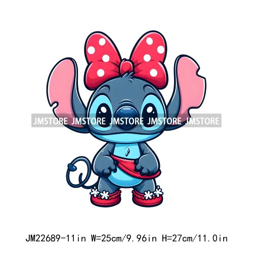 Washable Cartoon Animal Character Logos Iron On DTF Transfers Stickers Ready To Press For Sweatshirt