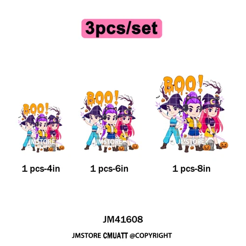 In My Boys Era Ghost Cartoon Anime Movie Kpop Halloween Vibes Iron on DTF Washable Transfers Stickers Ready to Press for Hoodies