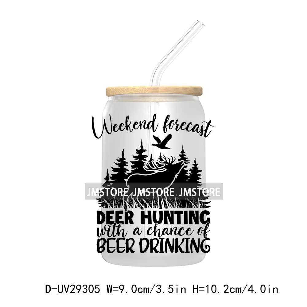 Mountain Hiking Quotes UV DTF Transfer Stickers Decals For Libbey Cold Cups Mugs Tumbler High Quality Labels Hunter Deer Fishing