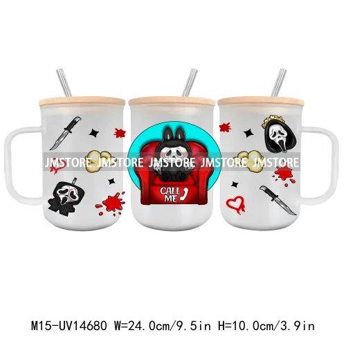 Sports Cartoon Characters UV DTF Cup Wrap Ready To Apply Waterproof High Quality Custom Prints For 15OZ Glass Mug Cup Tumbler