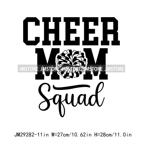 Cheer Mom Life Cheerleader Girls Camo Bow Dove Season Designs Iron On DTF Transfers Stickers Ready To Press For Clothes