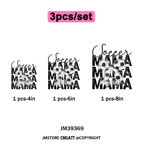Retro Football Touchdown Season Checkered Coquette Sport Mama Iron on DTF Washable Transfers Sticker Ready to Press for T-shirts