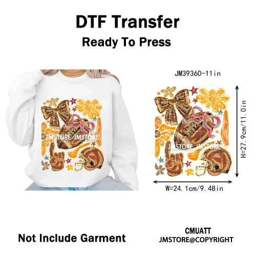 Retro Football Touchdown Season Checkered Coquette Sport Mama Iron on DTF Washable Transfers Sticker Ready to Press for T-shirts