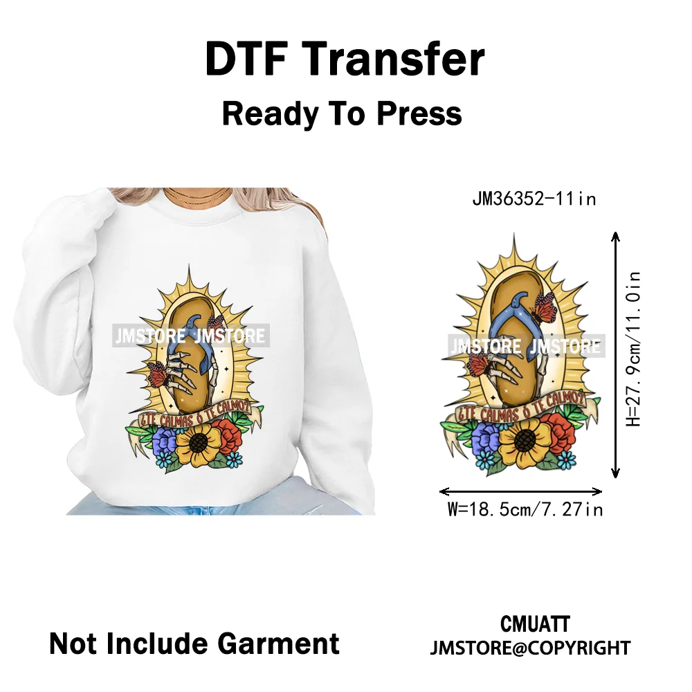 Funny Mexican Self-Love Latina Amor Propio Era Inverted Washable Iron on DTF Transfers Stickers Ready to Press for Sweatshirts