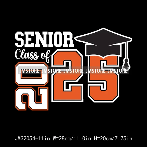 Class Of 2025 Season Coquette School Senior Year Our Final Chapter Iron On DTF Transfers Stickers Ready To Press For Hoodies