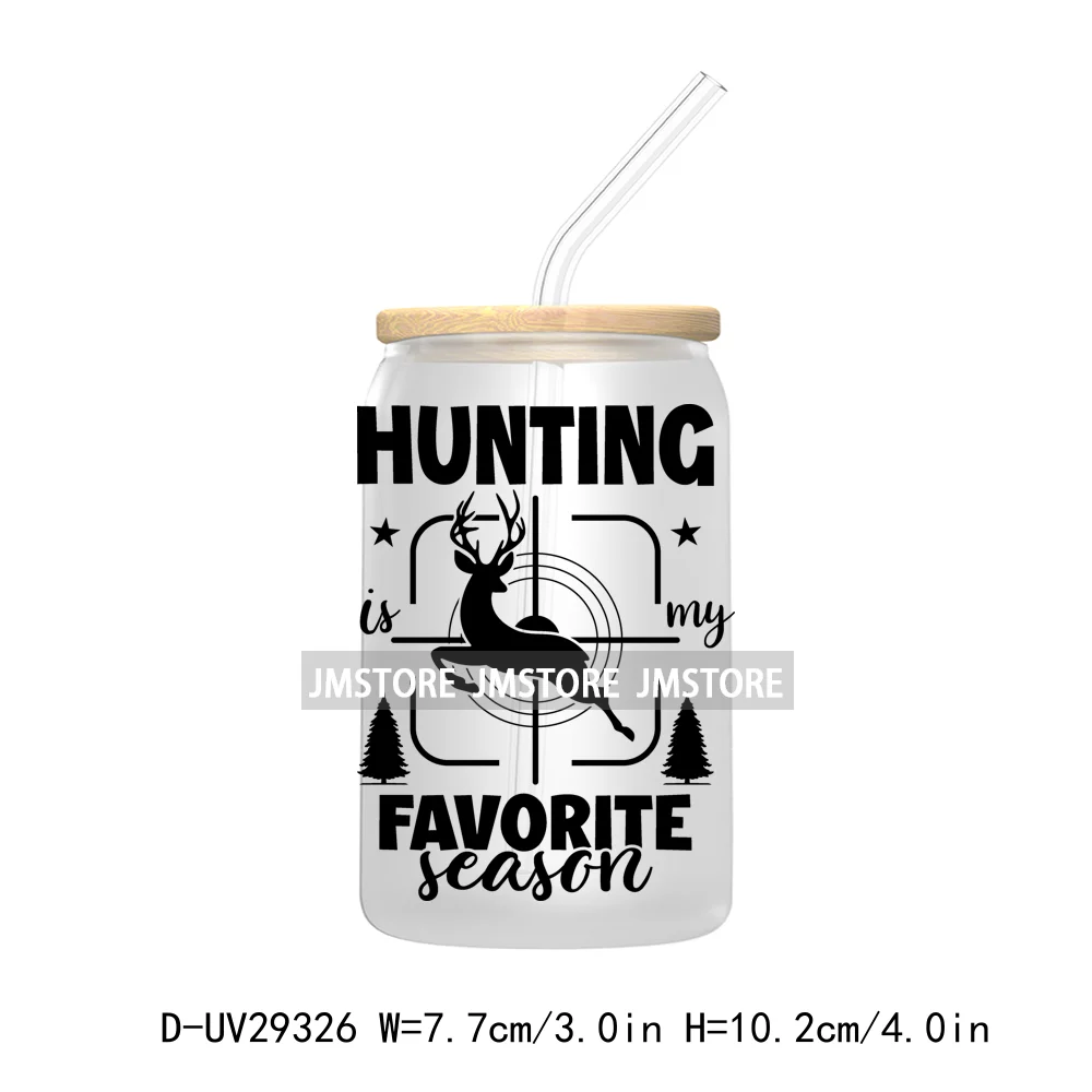 Mountain Hiking Quotes UV DTF Transfer Stickers Decals For Libbey Cold Cups Mugs Tumbler High Quality Labels Hunter Deer Fishing