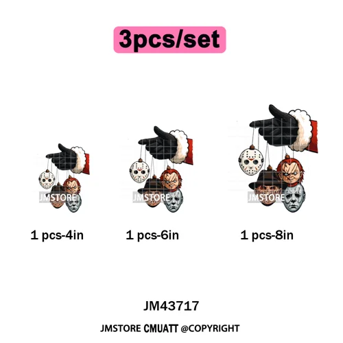 Very Merry Christmas Party Cartoon Princess Kids Friends Winter Gifts Iron on DTF Transfers Stickers Ready to Press for Textiles