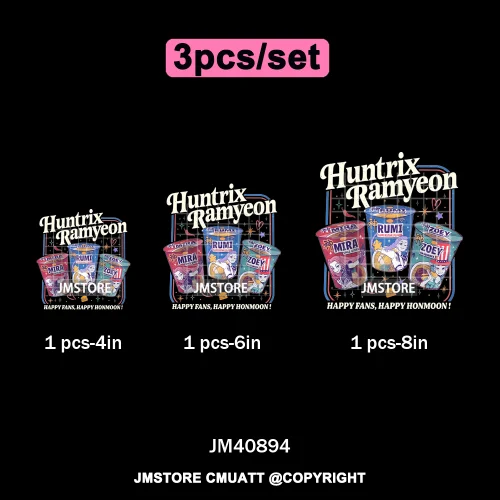 Kpop Movie Style Soda Pop Demon Inspired Movie Girl Dinner Iron on DTF Washable Transfers Stickers Ready to Press for Hoodies