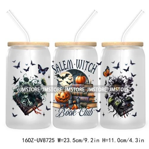 Witching Hour Cocktail Club 16OZ UV DTF Cup Wrap Transfer Stickers Halloween Custom Labels Waterproof Logo For Libbey Glass Can