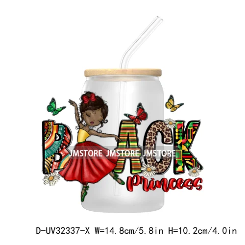 I'm Black History Black Nurse Teacher Magic Juneteenth 1865 UV DTF Transfer Stickers Decals For Libbey Cold Cups Mugs Tumbler