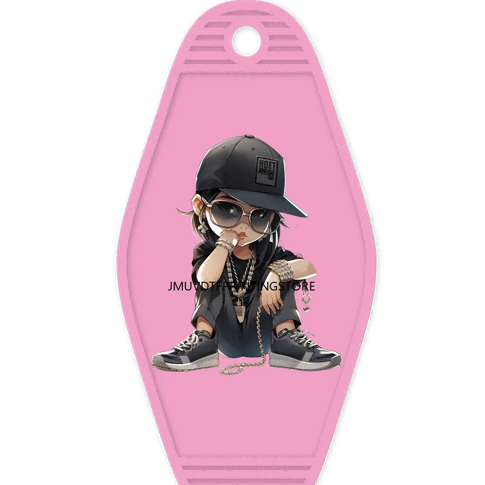 Black Girl Magic High Quality WaterProof UV DTF Sticker For Motel Hotel Keychain Urban Street  Girls Life