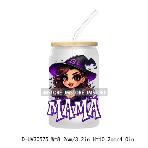 Halloween Horror Mama Dad Movie Killers UV DTF Transfers Stickers Decals For Libbey Cold Cups Mugs Tumbler High Quality Labels