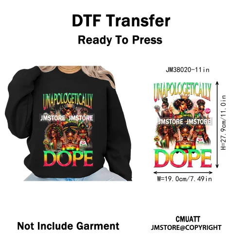 Juneteenth Vibes Black History They Not Like Us Black Queen Washable Iron on DTF Transfers Stickers Ready to Press for Clothing