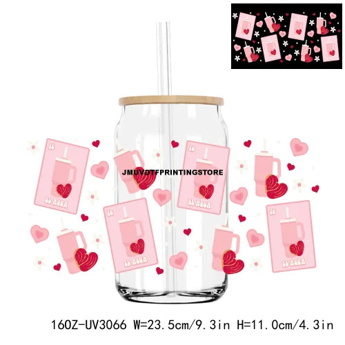 Mexican Valentina Pan Dulce Lollipop UV DTF Sticker For 16OZ Libbey Glass Cup Can Wrap Transfer Sticker Custom Labels DIY Logo