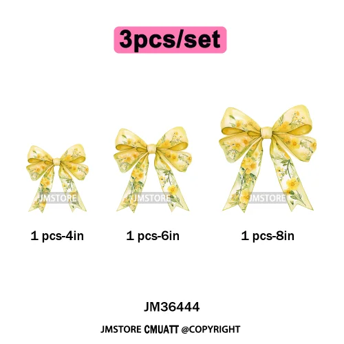Spring Wildflower Love Vibes Ribbon Wedding Coquette Iron on DTF Thermal Transfers Stickers Ready to Press for Dresses Hoodies