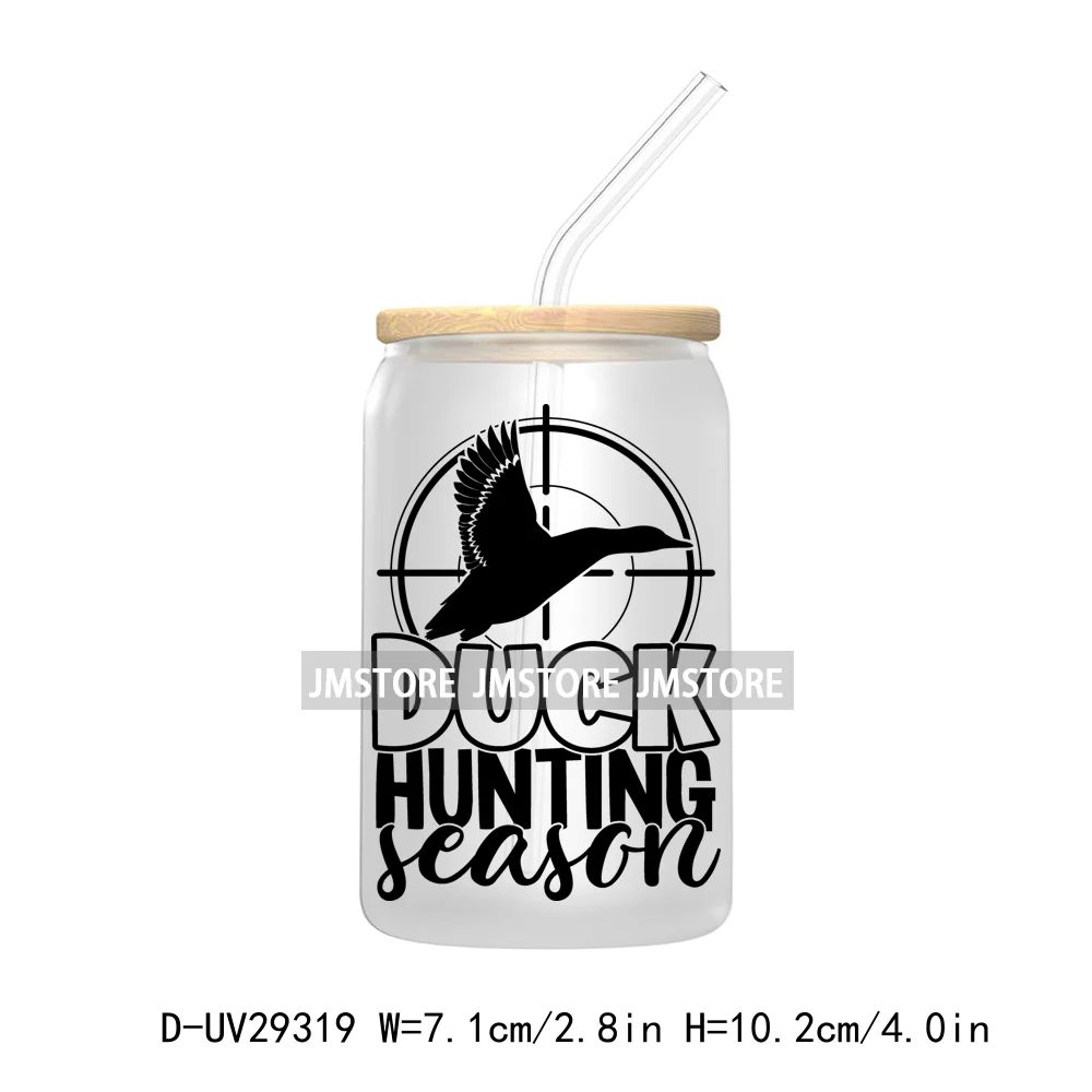 Mountain Hiking Quotes UV DTF Transfer Stickers Decals For Libbey Cold Cups Mugs Tumbler High Quality Labels Hunter Deer Fishing