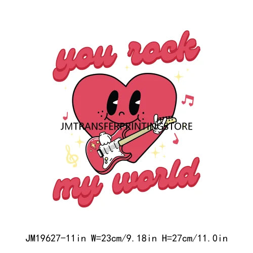 Funny Valentine Quotes Iron On Stickers DTF Transfers Ready To Press For Garment