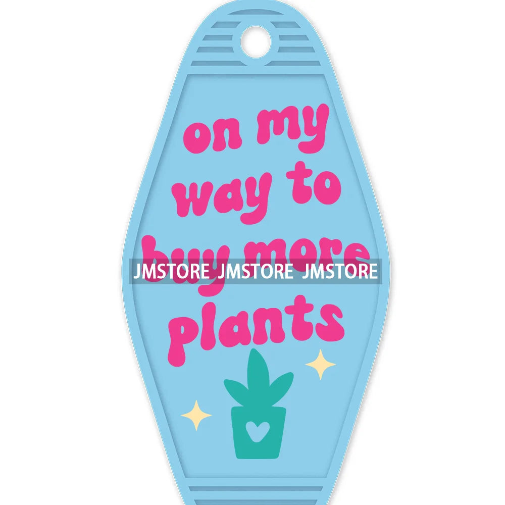 As Far As I Know I'm Delightful High Quality WaterProof UV DTF Sticker For Motel Hotel Keychain Motivational Positive Quotes