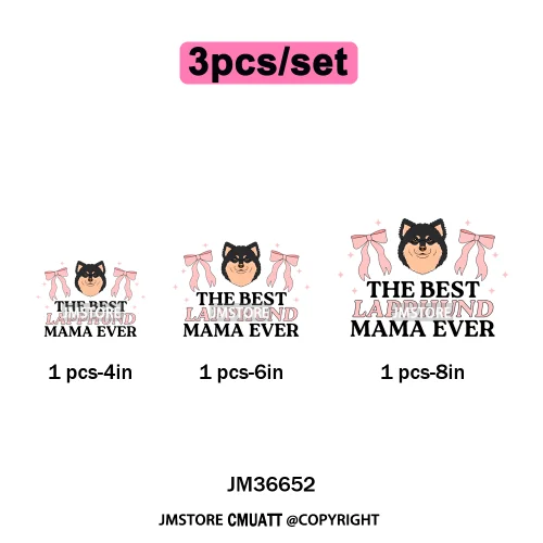 Best Mom Dog Out Of Office Summer Inspirational Quotes Good Vibes Iron on DTF Heat Transfer Stickers Ready to Press for T-shirts