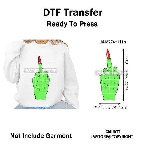 New Sarcastic Halloween Snarky Inspire Quotes Printing Iron on DTF Washable Transfers Stickers Ready to Press for Clothing Bags