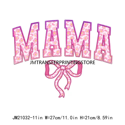 Colorful Mother Baby Hood Autism Mom Good Mama Day Bad Words Printing Mama Basics DTF Heat Transfer Stickers For T-shirts